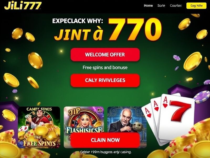 Explore the ultimate online casino experience at jili777.com.ph. Discover promotional deals, expert-rated games, and a secure platform for all gambling enthusiasts.